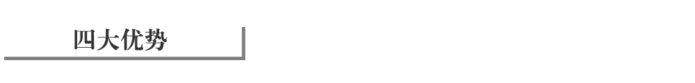 四大优势